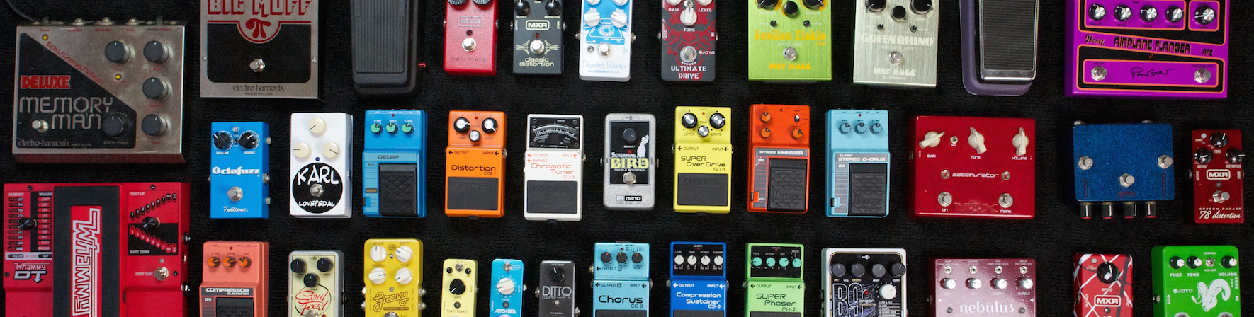 Guitar pedals